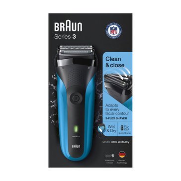 Braun Series 3 Electric Razor for Men Rechargeable Wet Dry Shaver 310s