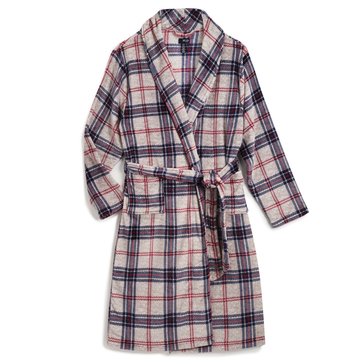 PLD Men's Plaid Plush Robe