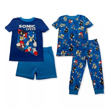 Sonic Toddler Boys' Sleep Sets, 4-Piece